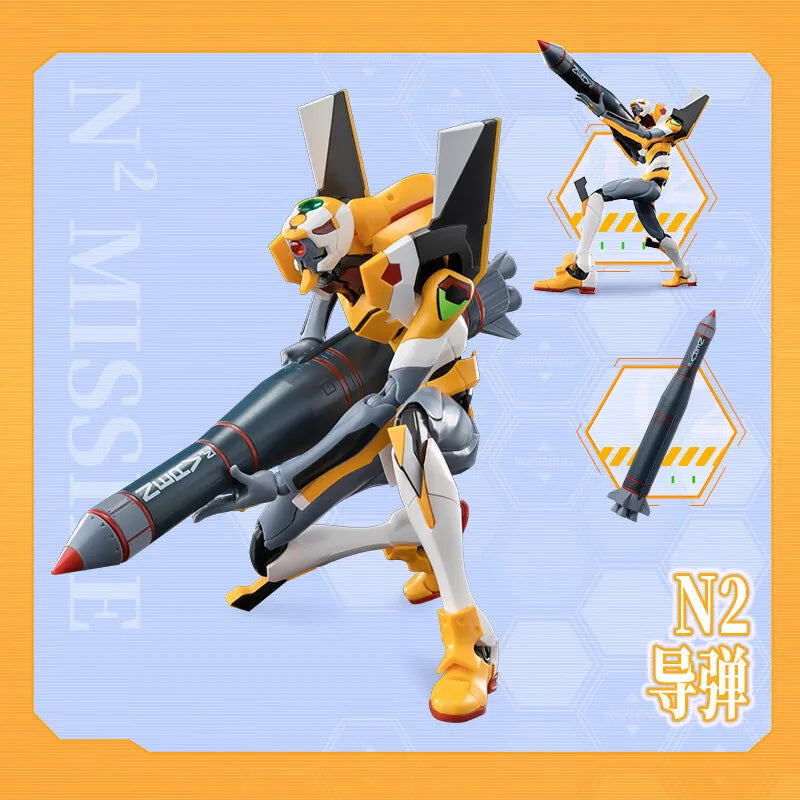 BLOKEES Original EVANGELION-02 01 08 EVA00 NEON GENESIS EVANGELION Asuka Shinji Assembled Action Figure Anime Robot Armor Toys