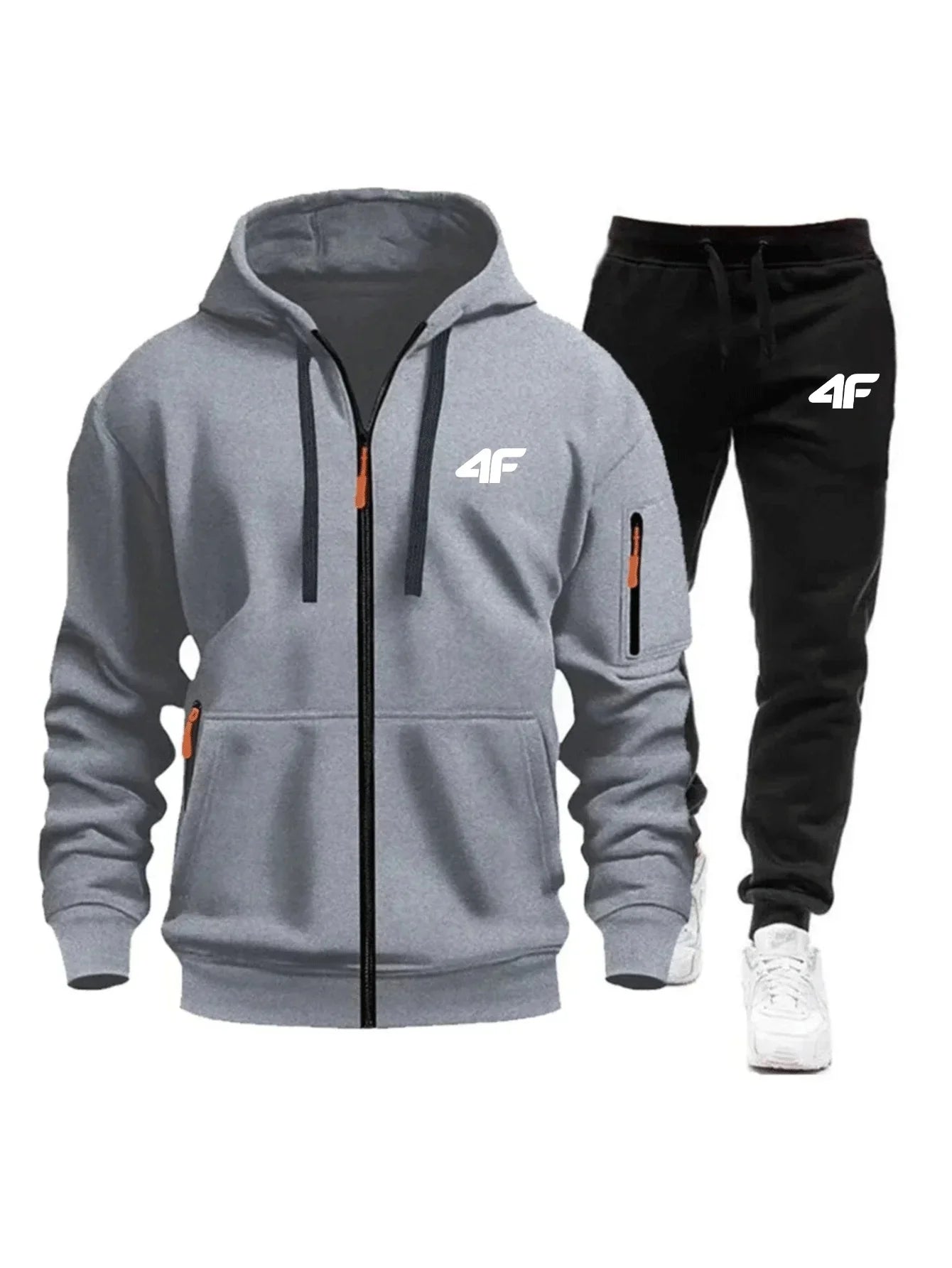 Sets for Men Two Piece Outdoors Mens Tracksuit Set Hot Sales Sportswear Man Sweatpants Hoodie Fashion Comfortable Casual Jogging
