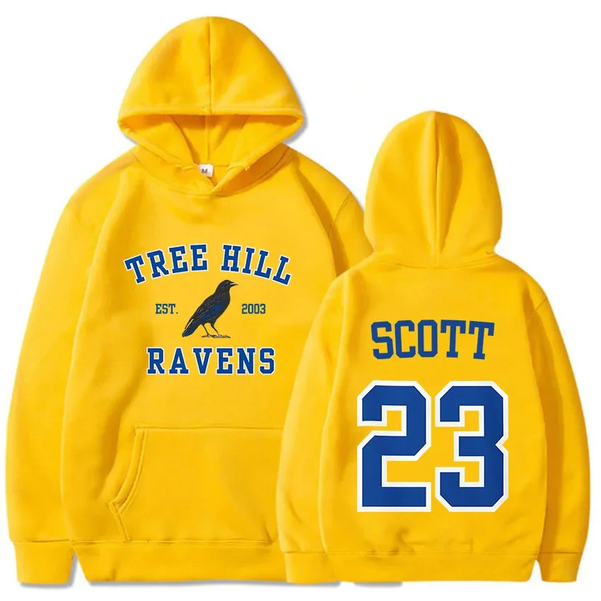 Women Hoodies TREE HILL RAVENS Scott23 Graphic Sweatshirts with Pocket Keith