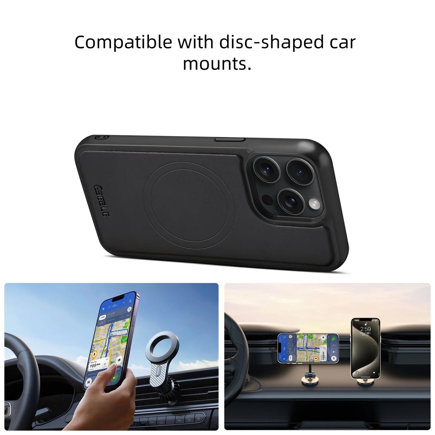 2 In 1 Detachable Magnetic Leather Case for IPhone 17 16 Pro Max 15 14 13  Wallet Cover Cards Holder Pocket