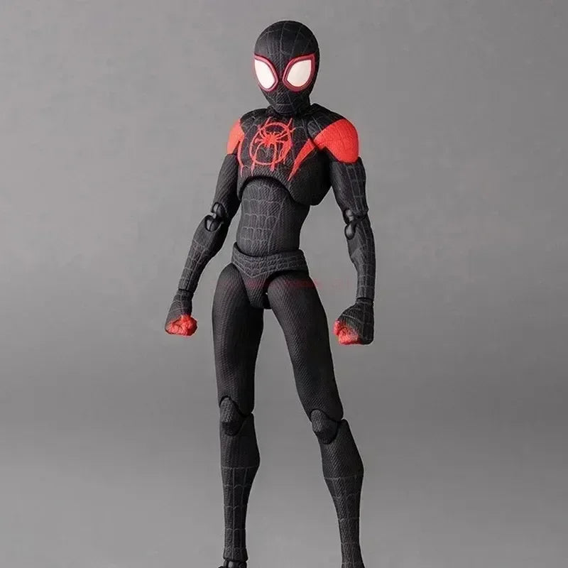 2024 Spiderman Gwen Peter Action Figure Anime Spider-verse Collection Sentinel Miles Morales Figures Christmas Toys Gifts