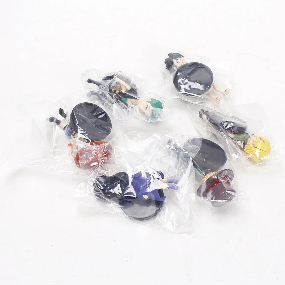 6pcs/set Anime One Piece Action Figure PVC Luffy New Action Collectible Model Decorations Doll Children Toys For Christmas Gift