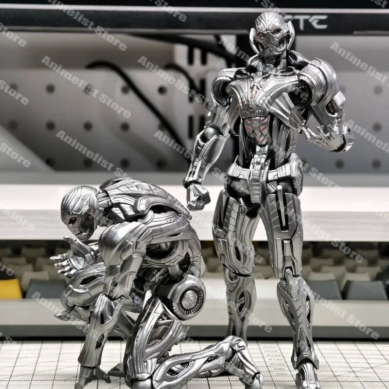 In Stock AC TOY Ultron Action Figures AC Factory 16cm Ko Ultron Kaiyodo Amazing Yamaguchi Avengers Anime Collection Toys Gift