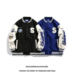 Baseball jacket Men: Bomber Jacket | Hip Hop Coat | Yankee Jacket