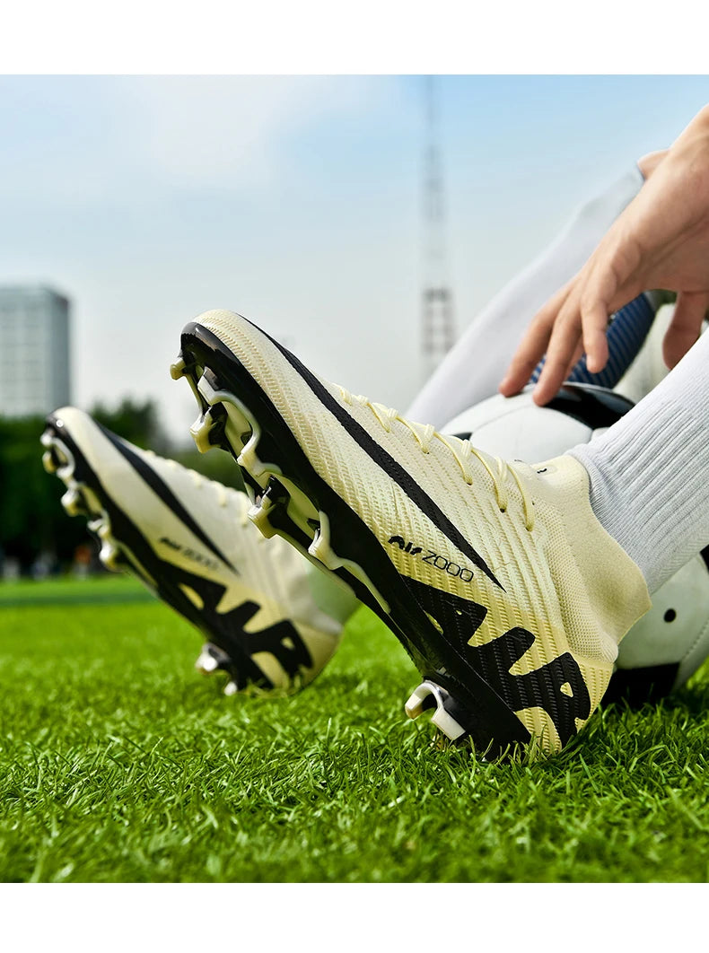 Men Soccer Shoes Grass Society Training Football Boots Cleats