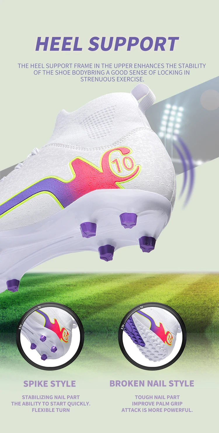 Sneakers Men Soccer Shoes Sport FG Football Boots Adult Futsal Training Shoes