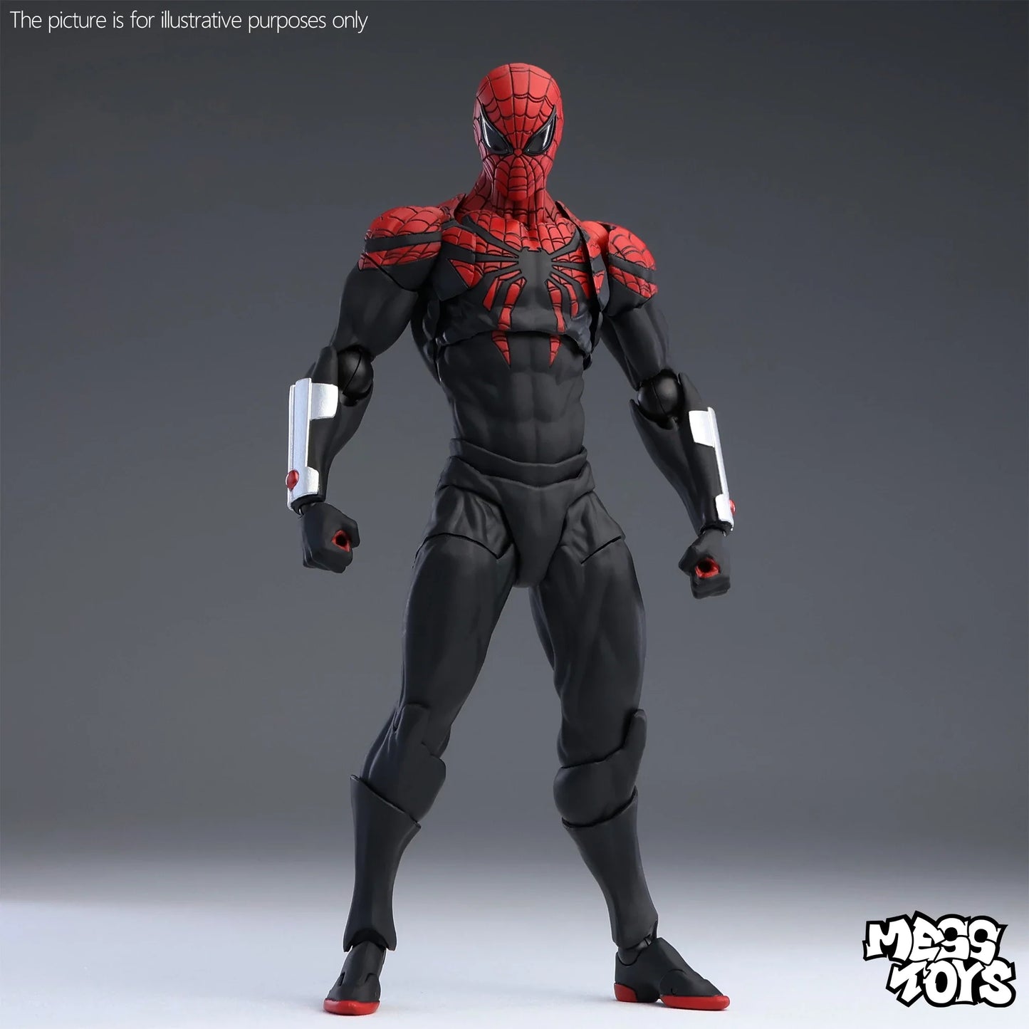 Hot Mess Toys Superior Spider Man Doctor Octopus Messtoys Peter Parker Spiderman Neighbor Anime Action Figure Gifts children's t