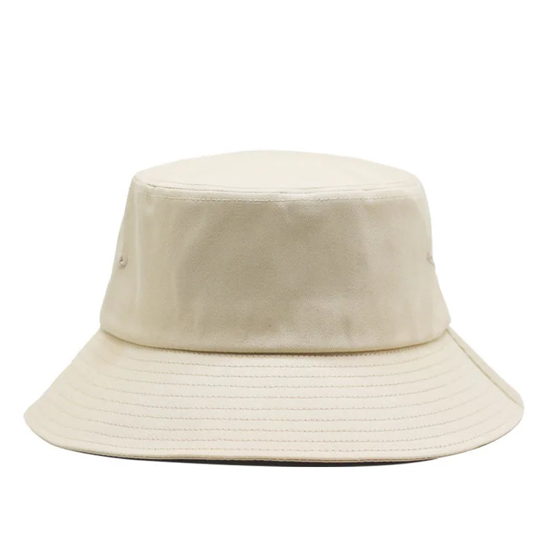 Big Head Man Large Size Bucket Hats Boy 60-63cm Plus Size Summer Fisherman Cap