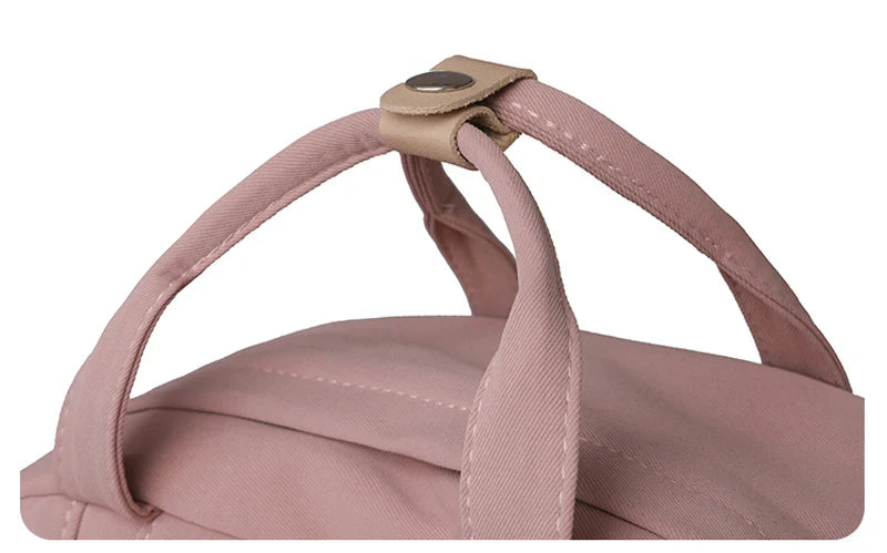 DIEHE Solid Color Women Backpack High Quality Youth Waterproof Backpacks for Teenage Girls Female School Shoulder Bag Bagpack