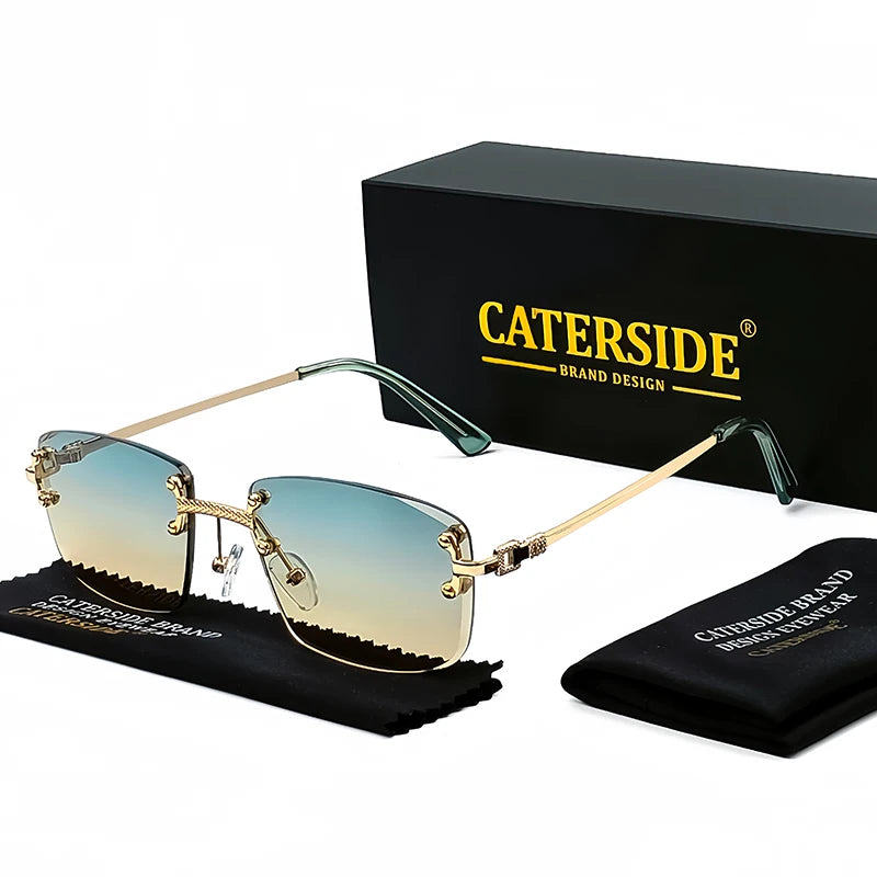 Sunglasses Men Women UV400 Small Gradient Sun Glasses For Men