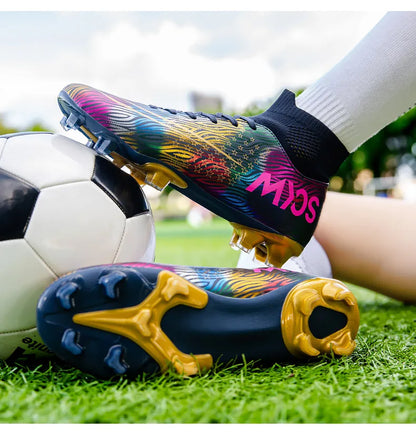 Football Boots Men Futsal Professional Unisex Anti-Slip Kids Soccer Shoes