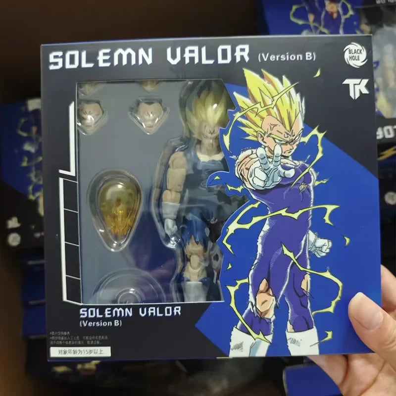 Black Hole Toys & TK Dragon Ball SHF Super Saiyan SSJ Majin Vegeta Battle Damage Full Power Anime Action Figures Models toys