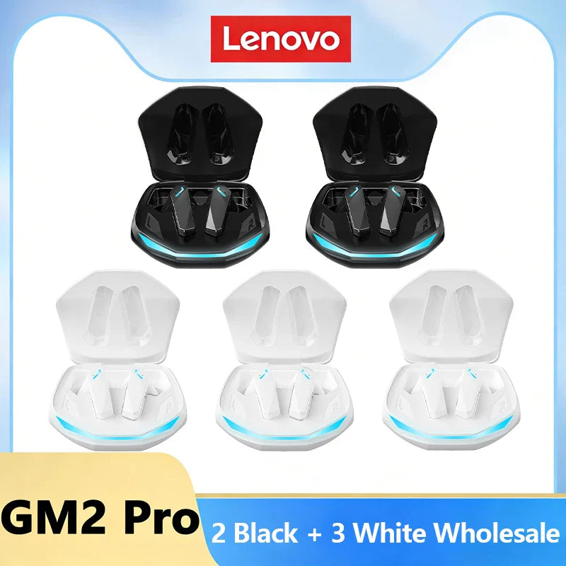 Choice Lenovo GM2 Pro Bluetooth 5.3 Earphones Sports Headset Wireless In-Ear Gaming Low Latency Dual Mode Music Headphones New