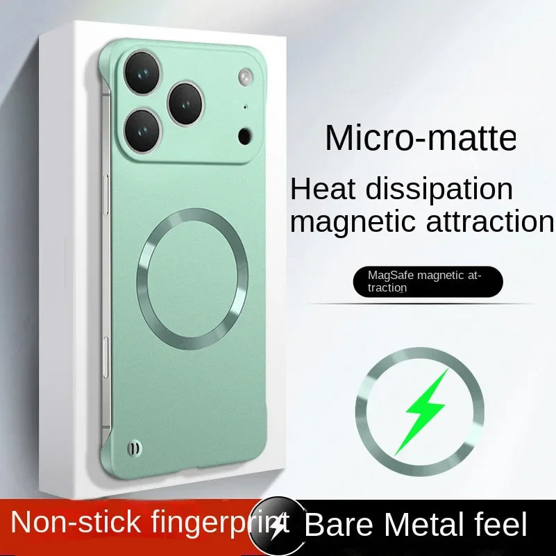 For iPhone 17 Magsafe Magnetic Phone Case For iPhone 17 Pro Max 17 Air Camera Protect Cover