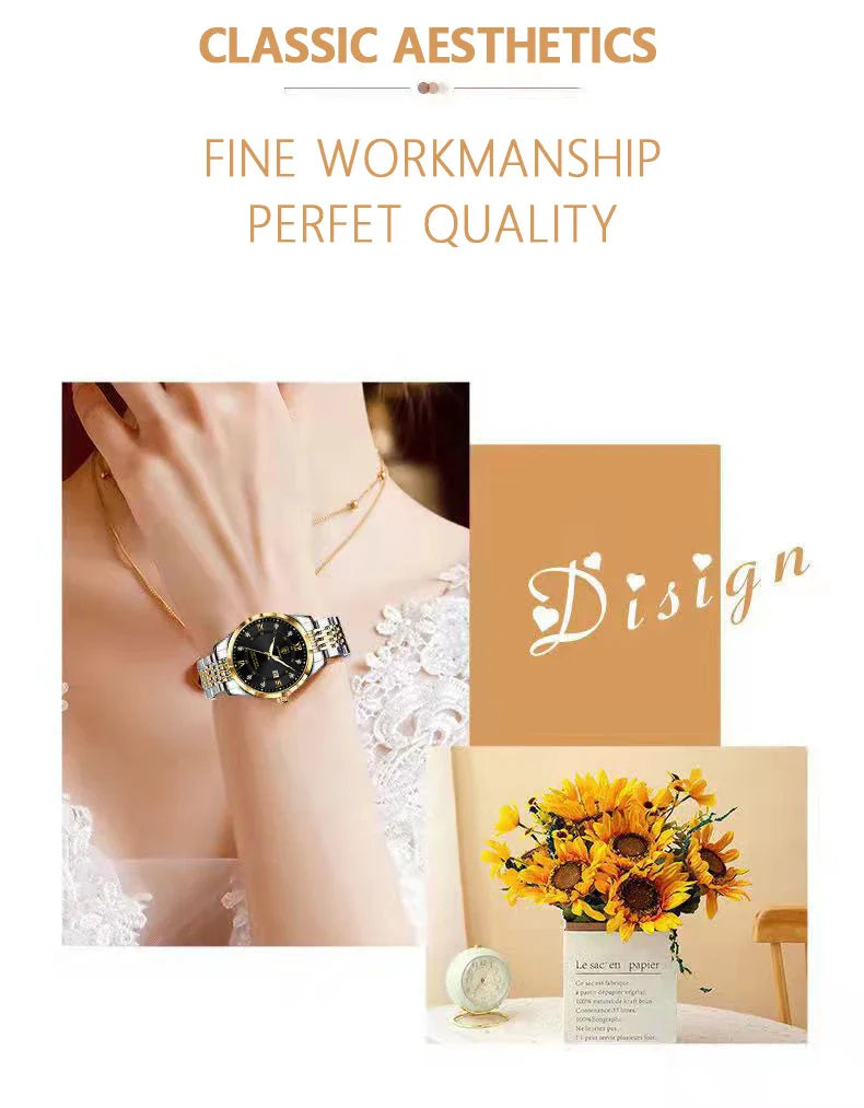 POEDAGAR Luxury Woman Watch Waterproof Stainless Steel Luminous Date Ladies Watch Fashion Simple Casual Women’s Quartz Watches