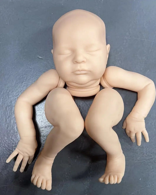 NPK Clearance Ready To Ship 20inch Reborn Doll Kit Laura Unfinished DIY Doll Parts with cloth Body  Fresh Color