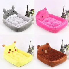 Dog Beds Cartoon Pet Bed Baskets Supplies Puppy Cushions Cats Medium Pets