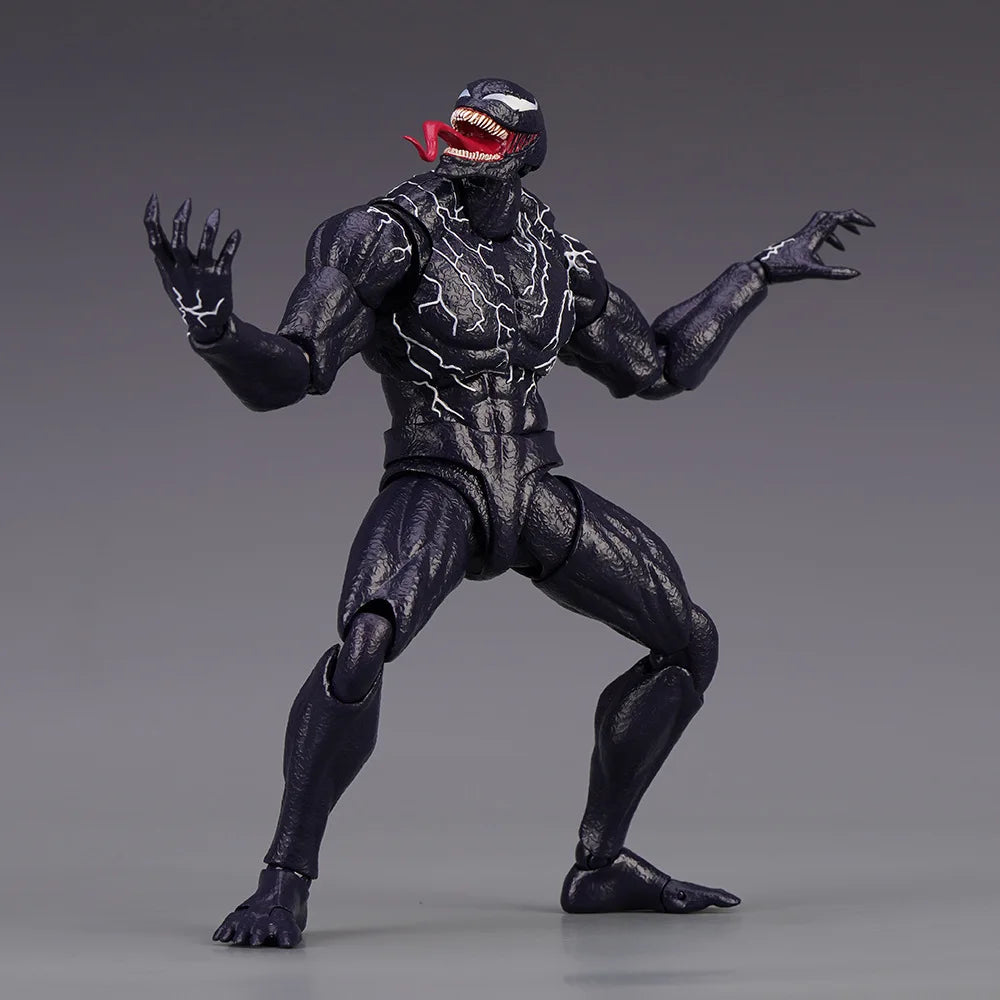 Venom AMAZING YAMAGUCHI legends Action Figure Joint Movable Change Face Statue Model Collectible kids for Toy Gift