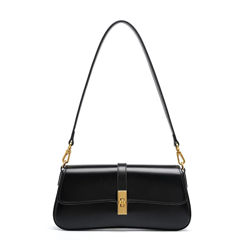 Jonlily Women Genuine Leather Shoulder Bag Female Fashion Handbag Totes Small
