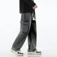 Cargo Baggy Jeans: Y2K Multi-pocket pant