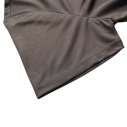 5-piece men's summer solid color short sleeved polo shirt breathable quick drying short sleeved top