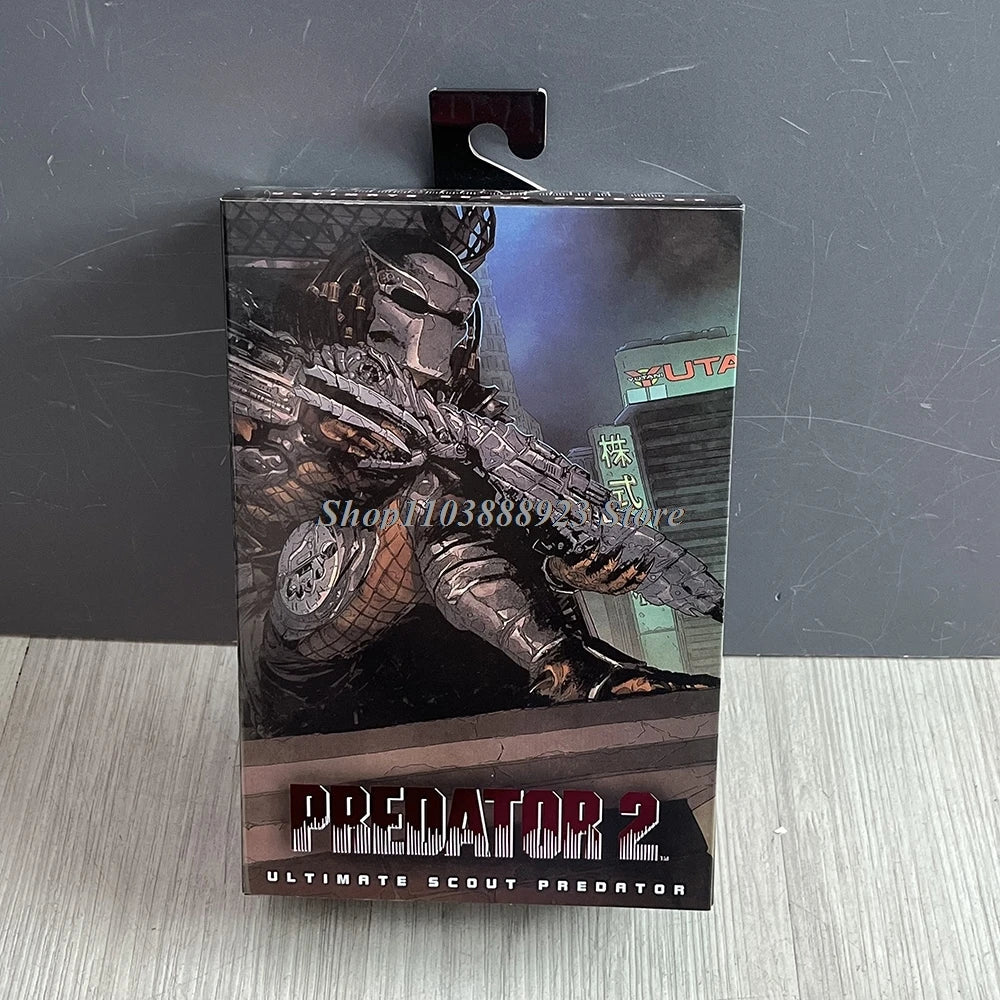 NECA Predator Figrue Ultimate Shaman Elder Armored Lost Warrior Jungle Hunter Snake Vision Predator Alien Figure Model Toy Gifts