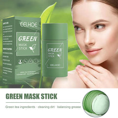 Green Tea Mask Facel Deep Cleaning Masks Stick Moisturizing Shrink Pores Blackhead Acne Facial Film Korean Skin Care Products