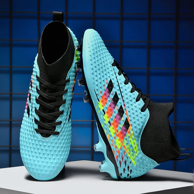 Men's Sneakers Soccer Shoes Football Boots Cleats Breathable Training Match