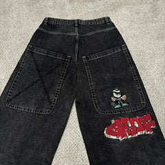 Y2K Jeans: Hip Hop Baggy Jeans | Wide Leg Trousers