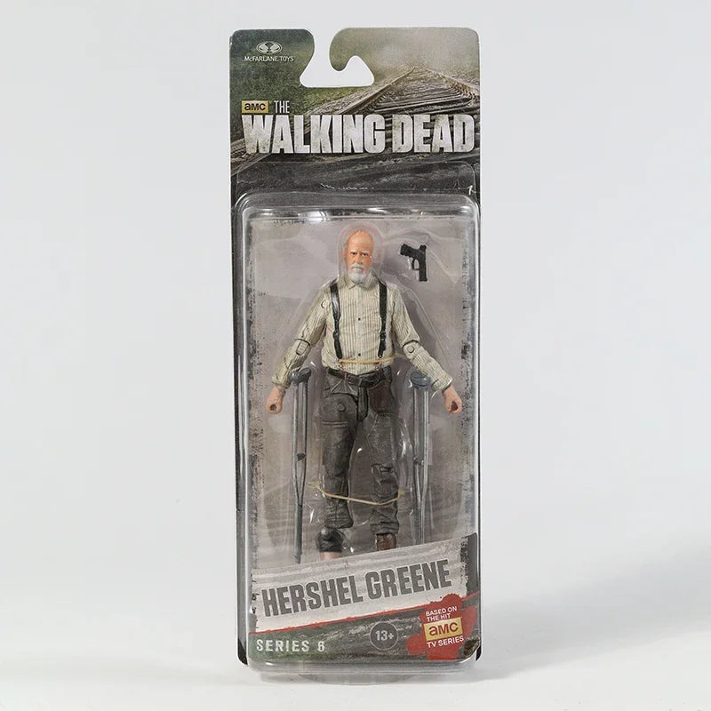 7 Styles AMC TV Series The Walking Dead Abraham Ford Bungee Walker Rick Grimes The Governor Michonne PVC Action Figure Model Toy