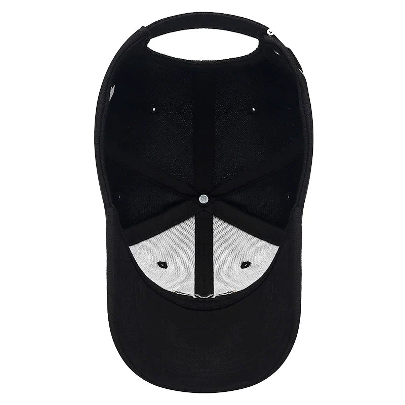 Fashion Men Women M Letter Three-Dimensional Embroidery Baseball Cap New Unisex Outdoor Casual Sport Duck Tongue Cap Sun Hat