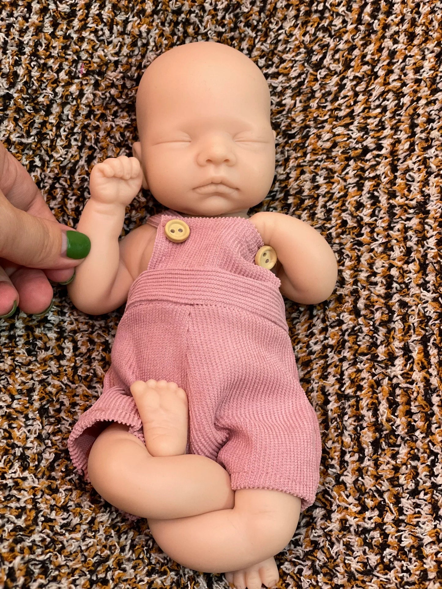 25CM Unpainted Silicone Girls Whole Body Soft Solid Silicone 8 Styles Newborn Baby Dolls Toys For Gifts Reborn Corpo De Silicone