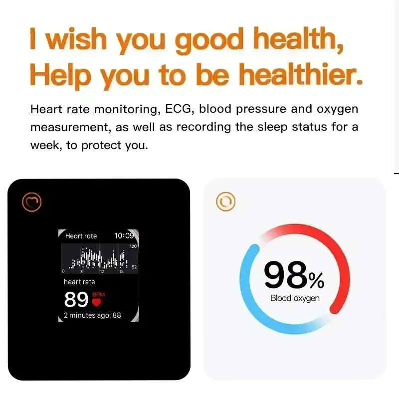 Smart Watch with Full Touch HD Screen 2.08" 49mm NFC Support Magnetic Charging Bluetooth Calling Health & Fitness Tra