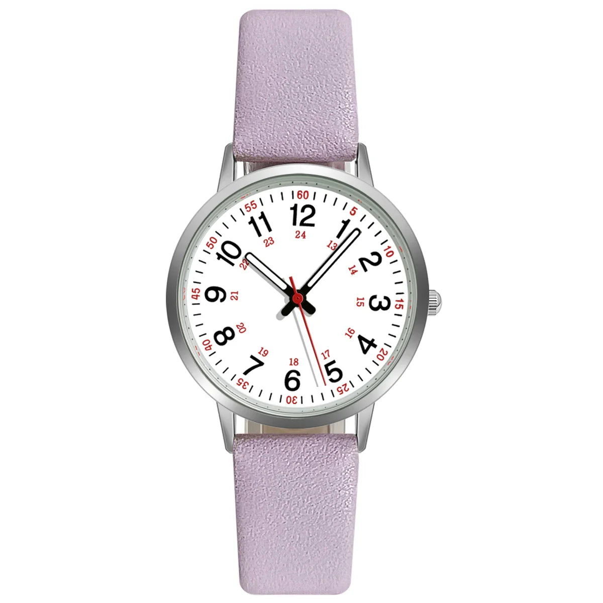 Fashion Women Watch Elegant Quartz Watches PU Leather Strap Wristwatch For Ladies Dress Clock Watches Back Light Reloj Mujer