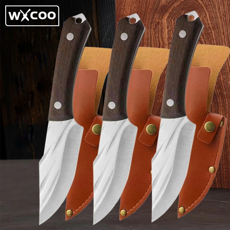 Professional Chef Knives Kitchen Boning Knife Stainless Steel Hand Forged Knife Slicing