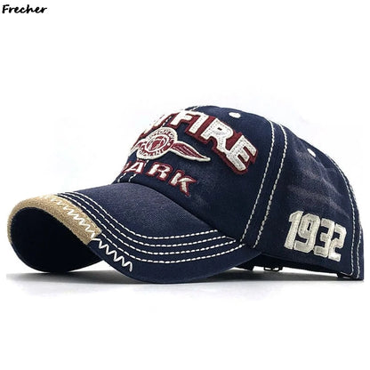 Men Rock Hip Hop Snapback Hat School Jeans Hat Letter Baseball Cap Dance