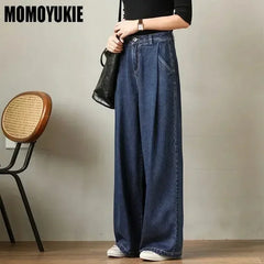 Vintage High Waist Jeans Woman Streetwear Korean Women's Jeans