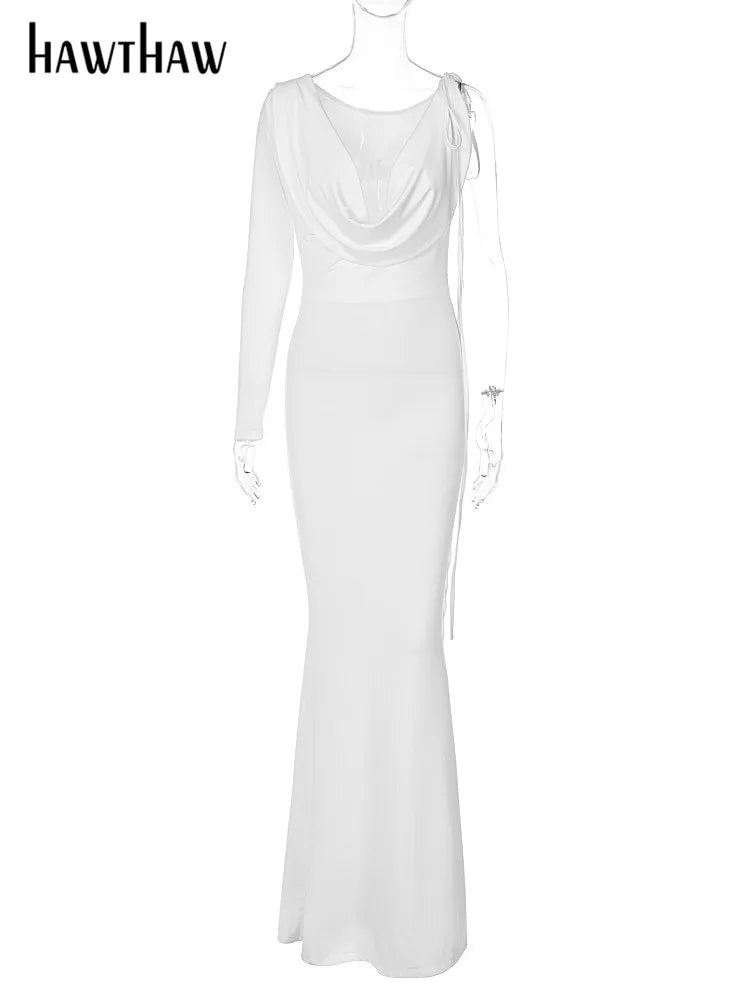 Formal attire Dresses: Women Elegant Long Sleeve Party Club Evening Bodycon