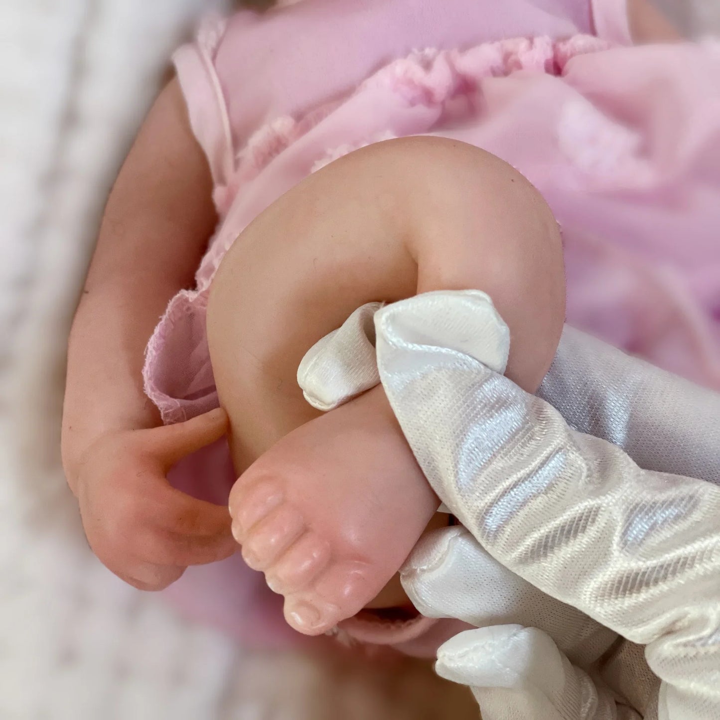 AnjoDoll 13Inch Open Mouth Pascale Reborn Doll Full Body Soft Silicone Girl Painted Doll Toys reborn de silicone real cuerpo