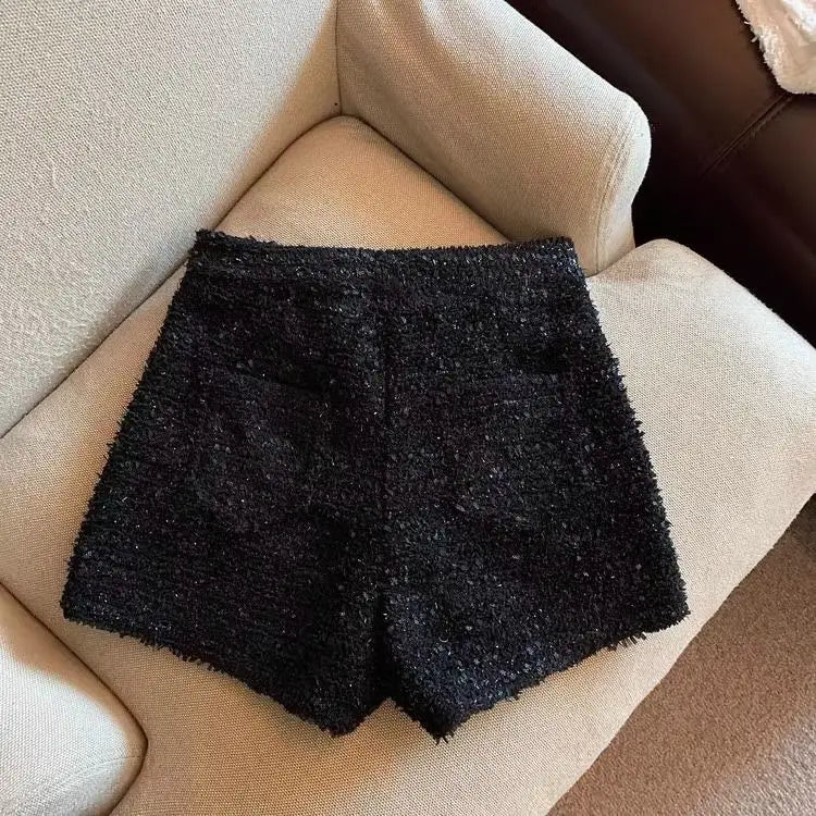 Hotsweet Shorts Women Sexy Skinny Y2k Clothes High Waist European Streetwear Fashion Trouser Cool Thick Button-Fly Wide Leg New