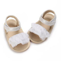 Girl Lace Sandals Fashion Toddler Soft Sole Non Slip Shoes 0-18 Months