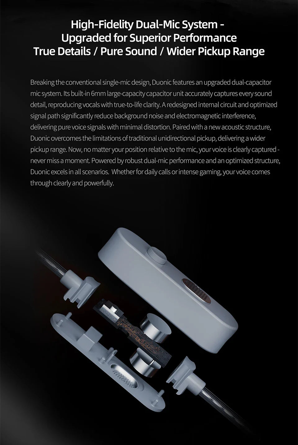 KZ Duonic HIFI IEMs Triple-Magnetic Planar Driver 4-Tuning Wired Earphones with HD Dual Mic For castor pro