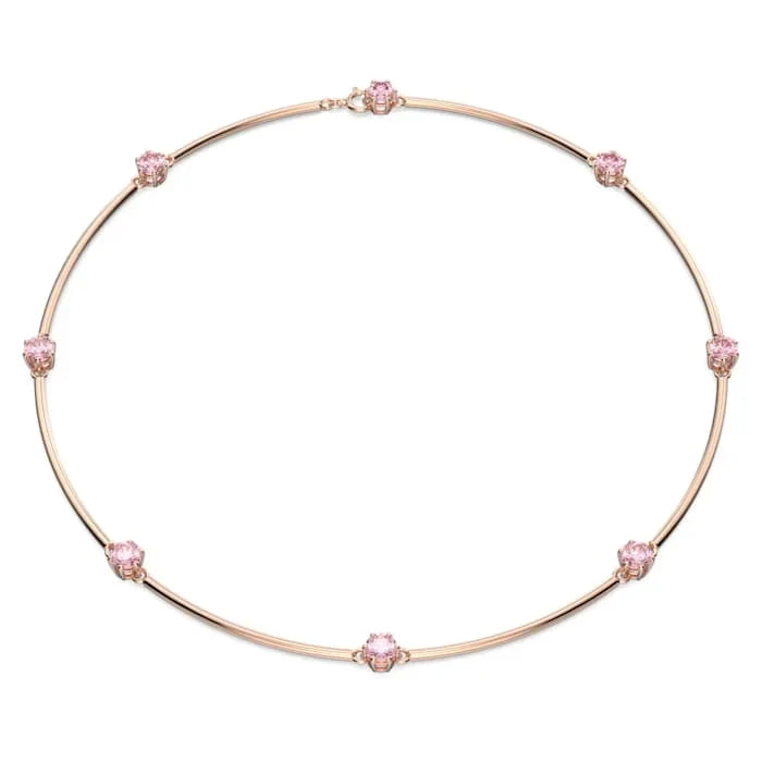 High Quality Charms Gift Fine Jewelry Sets Original Luxury Shiny Gold Silver Crystal Necklace Bracelet Large Hoop Earrings Women