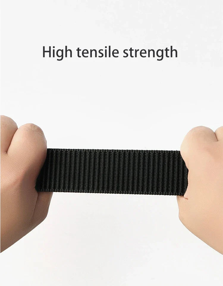 DINISITON Men‘s Belt Nylon Breathable Belts for Men Outdoor Equipment Belt Cowboy Canvas Designer Belt Tactical Belt