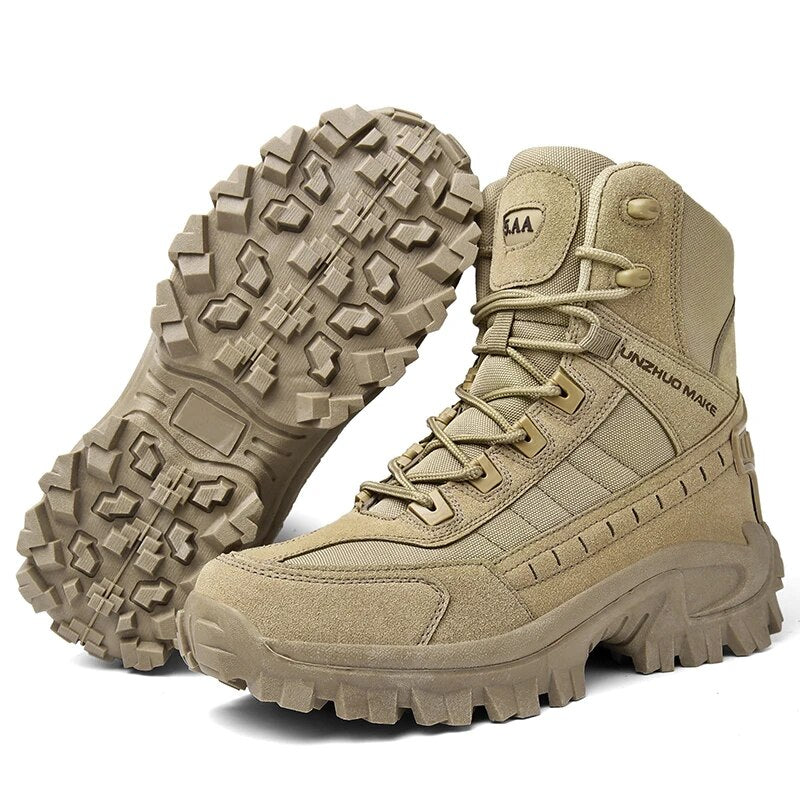 Footwear Military Tactical Mens Boots Special Force Leather Desert Combat Ankle Boot