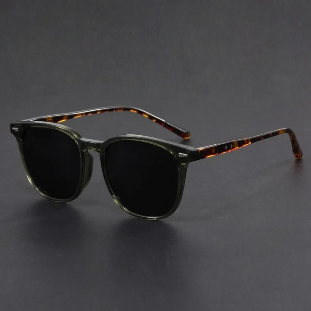 Male and female ultralight round sunglasses driving fishing UV polarized fashion glasses