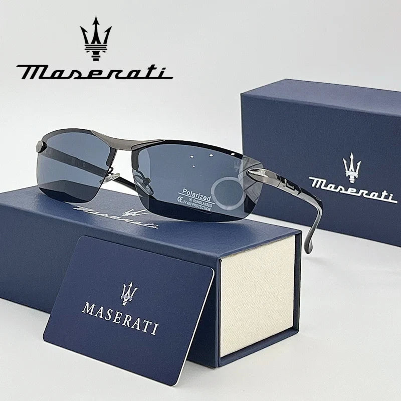 MASERATI Luxury Sunglasses High End for Men Women Polarized UV400 Driving Glasses Classic Style Premium Quality  Fashion Design