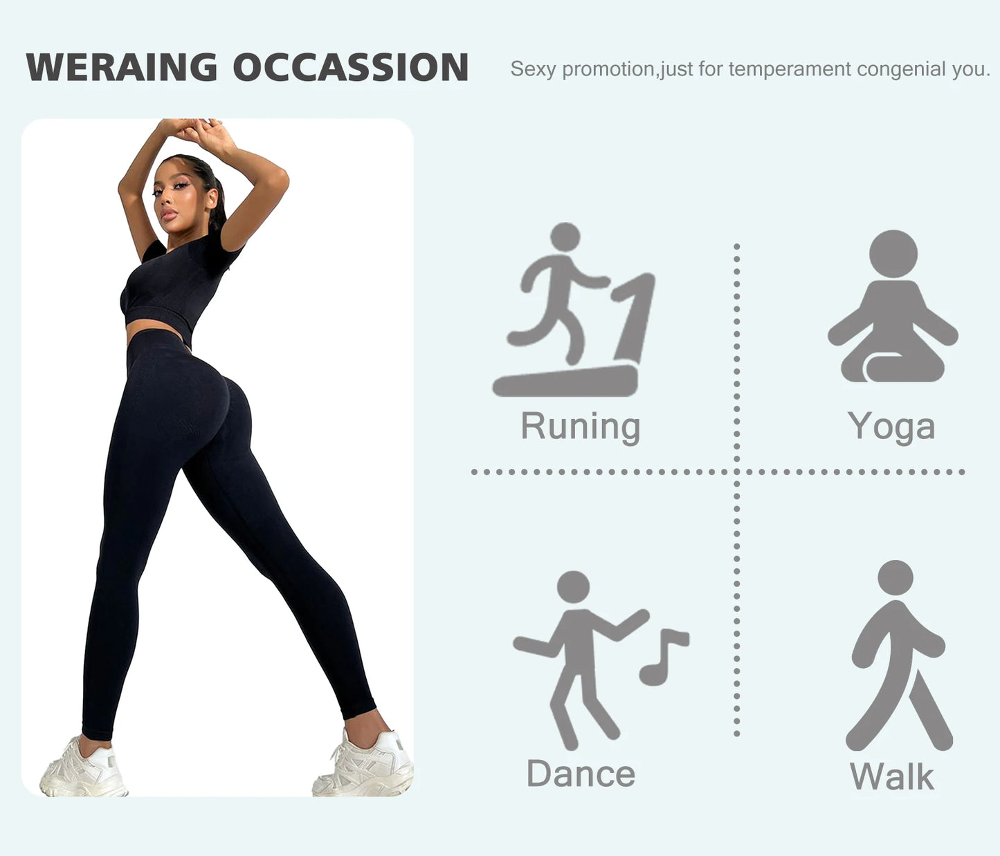 Women's Yoga Leggings High Waisted Leggings Soft Athletic Tummy Control Pants