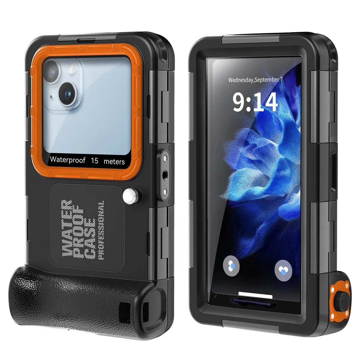 ShellBox Professional Waterproof Case For Apple iPhone 17 16 15 14 13 12 Pro Max 16E Plus Air Seal Underwater Diving Phone Cover