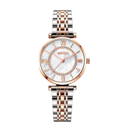 Womens Luxury Crystal Women Bracelet Watches Top Brand Fashion Diamond Ladies Quartz Watch Steel Female Wristwatch